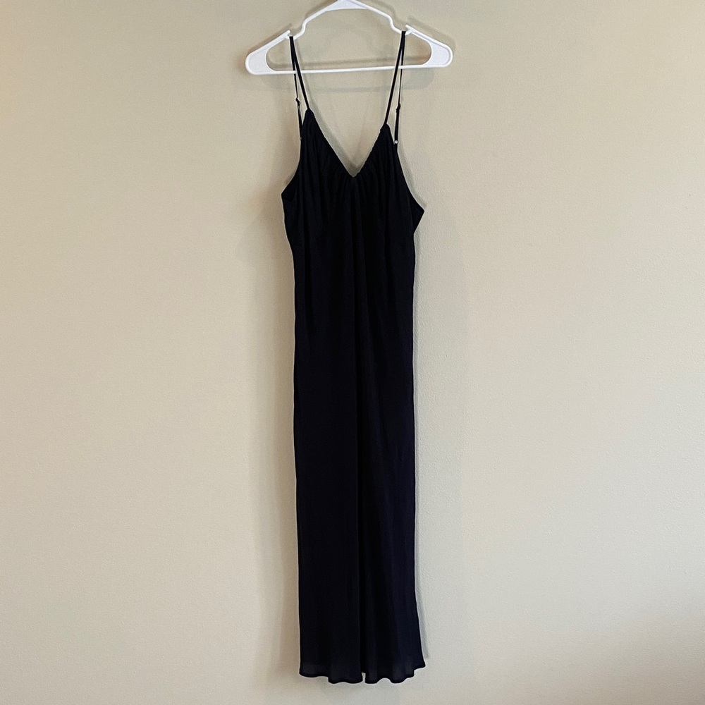 Wild Fable Black Tie-Back Dress